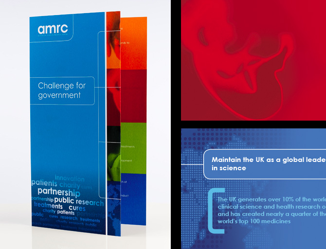 Graphic Design and Print by Fundamental Design in Bournemouth, Birmingham and London for AMRC
