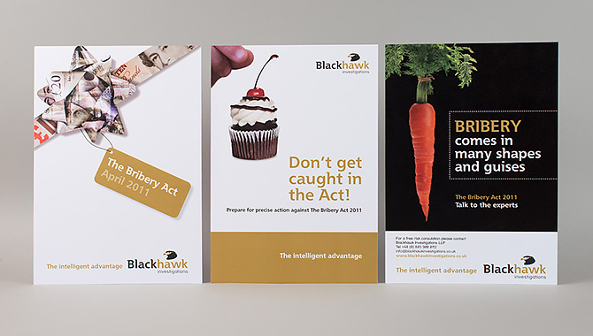 Branding and Print by Fundamental Design in Bournemouth, Birmingham and London for Blackhawk