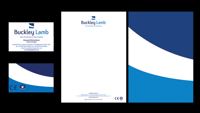 Branding and Print by Fundamental Design in Bournemouth, Birmingham and London for Buckley lamb