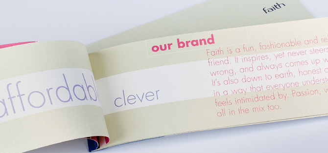 Branding and Print by Fundamental Design in Bournemouth, Birmingham and London for Faith
