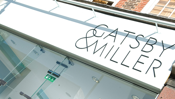 Branding and Graphics by Fundamental Design in Bournemouth, Birmingham and London for Gatsby and Miller