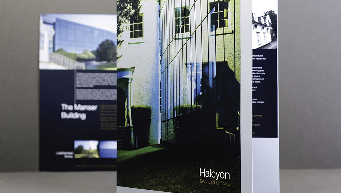 Branding and Print by Fundamental Design in Bournemouth, Birmingham and London for Halcyon Serviced Offices