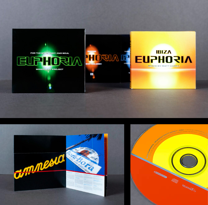 Branding and Print by Fundamental in Bournemouth, Birmingham and London for Euphoria