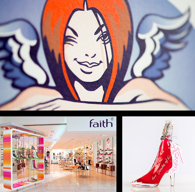 Branding, Advertising and Interior Graphics by Fundamental in Bournemouth, Birmingham and London for Faith