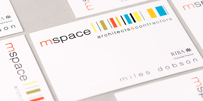 Branding, graphic Design and Print by Fundamental Design in Bournemouth, Birmingham and London for mspace Architects and Contractors