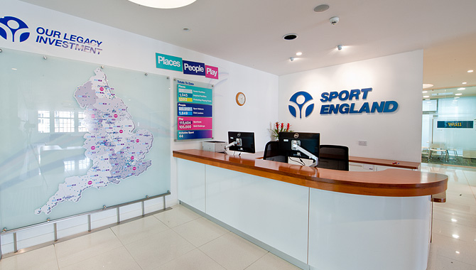 Graphic Design, Interior Graphics and Photography by Fundamental Design in Bournemouth, Birmingham and London for Sport England
